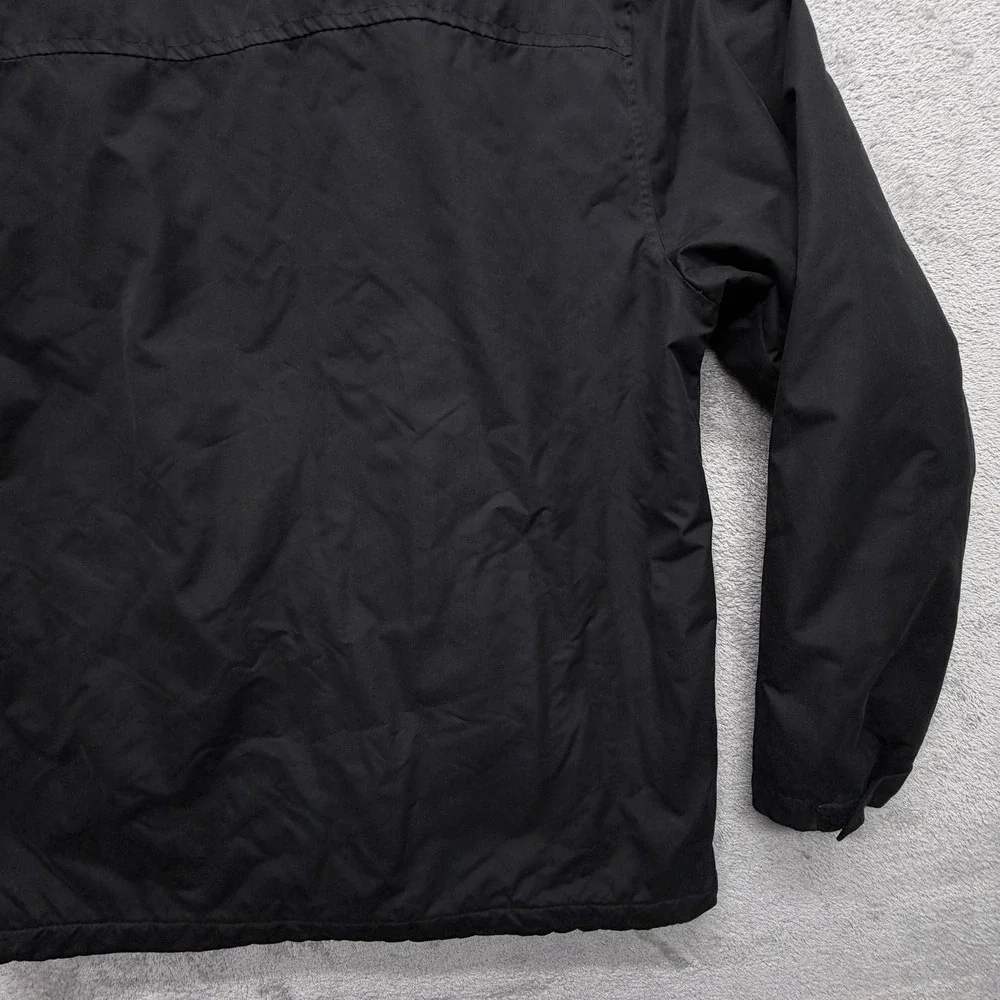 Rugged Elements Jacket Mens Medium‎ Black Insulated Parka Full Zip Pockets